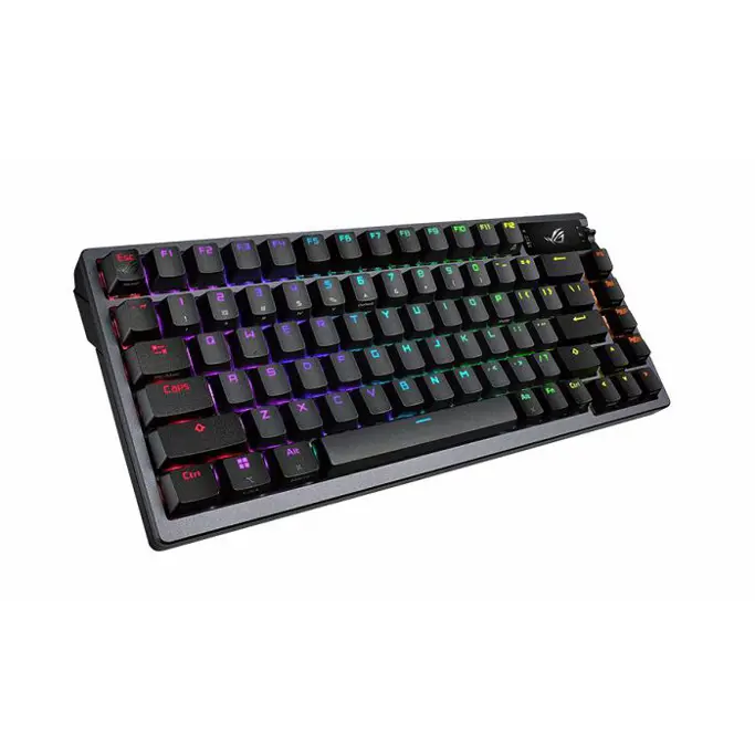 Tipkovnica ASUS ROG Azoth mehanička, OLED display, NX Red, RGB, PBT, crna, 90MP0316-BKUA01 - Slika 4