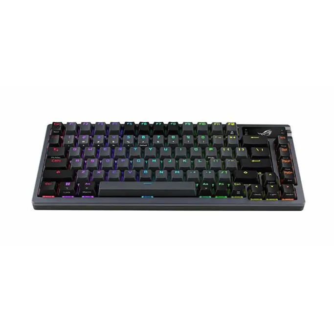 Tipkovnica ASUS ROG Azoth mehanička, OLED display, NX Red, RGB, PBT, crna, 90MP0316-BKUA01 - Slika 3