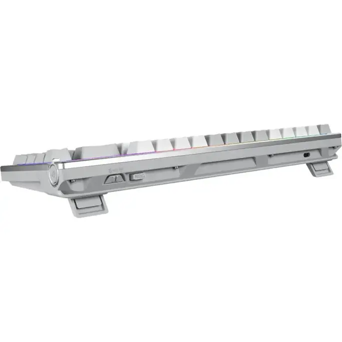 Tipkovnica ASUS ROG Azoth mehanička, OLED display, NX RGB, PBT, Wirelles, bijela, 90MP031A-BKUA11 - Slika 3