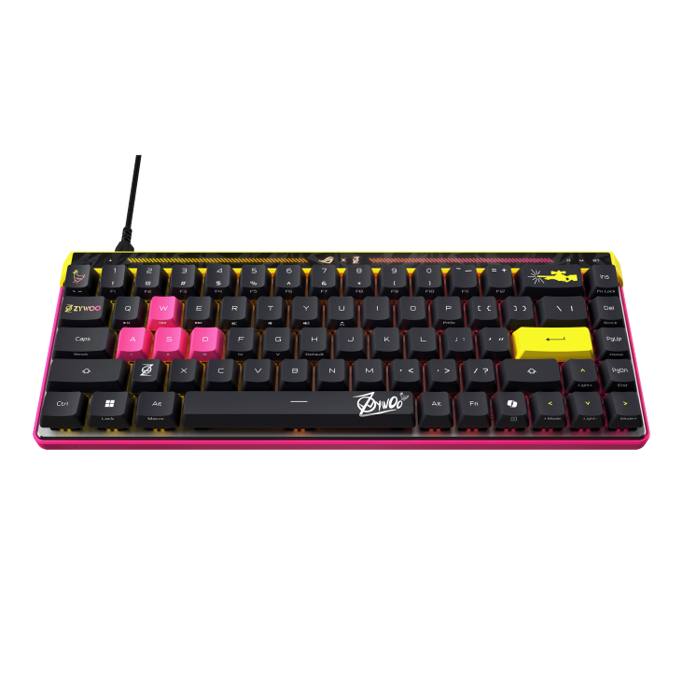 Tipkovnica Asus ROG Falchion Ace HFX ZywOo mehanička, ROG HFX magnetski, RGB, 90MP04KE-BKUA20 - Slika 15