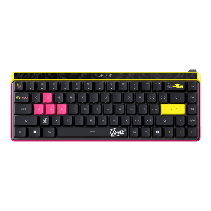 Tipkovnica Asus ROG Falchion Ace HFX ZywOo mehanička, ROG HFX magnetski, RGB, 90MP04KE-BKUA20 - Slika 14