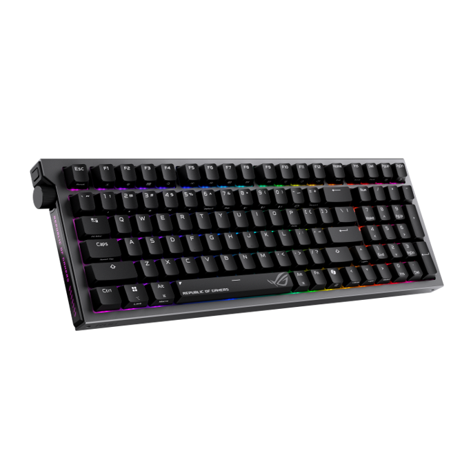 Tipkovnica Asus ROG Strix Morph 96 mehanička, NX V2 RGB, bežična, crna, 90MP04IF-BKUA03 - Slika 3