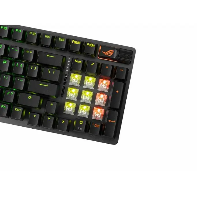 Tipkovnica ASUS ROG Strix Scope II 96 mehanička, NX RGB, PBT, crna, 90MP037A-BKUA01 - Slika 9