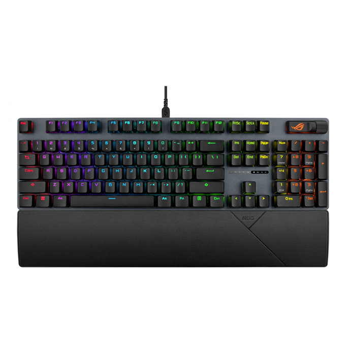 Tipkovnica ASUS ROG Strix Scope II X mehanička, NX V2, PBT, crna, 90MP03XF-BKUA20 - Slika 1
