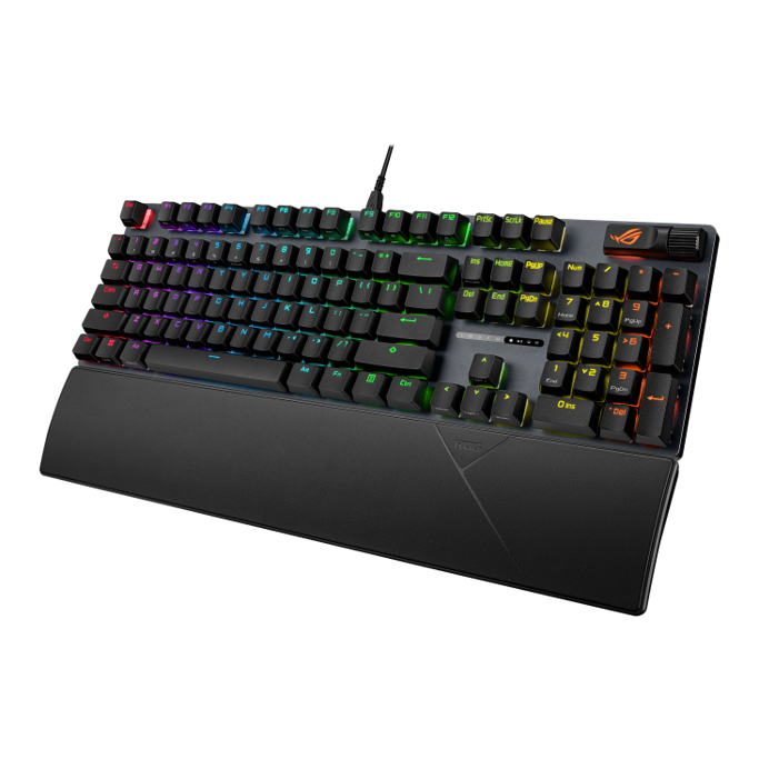 Tipkovnica ASUS ROG Strix Scope II X mehanička, NX V2, PBT, crna, 90MP03XF-BKUA20 - Slika 2
