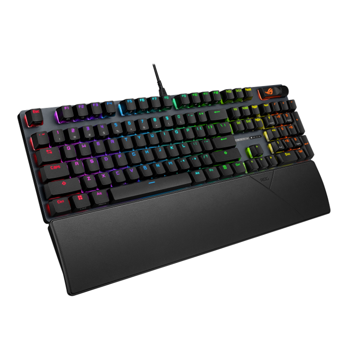 Tipkovnica ASUS ROG Strix Scope II X mehanička, NX V2, PBT, crna, 90MP03XF-BKUA20 - Slika 3