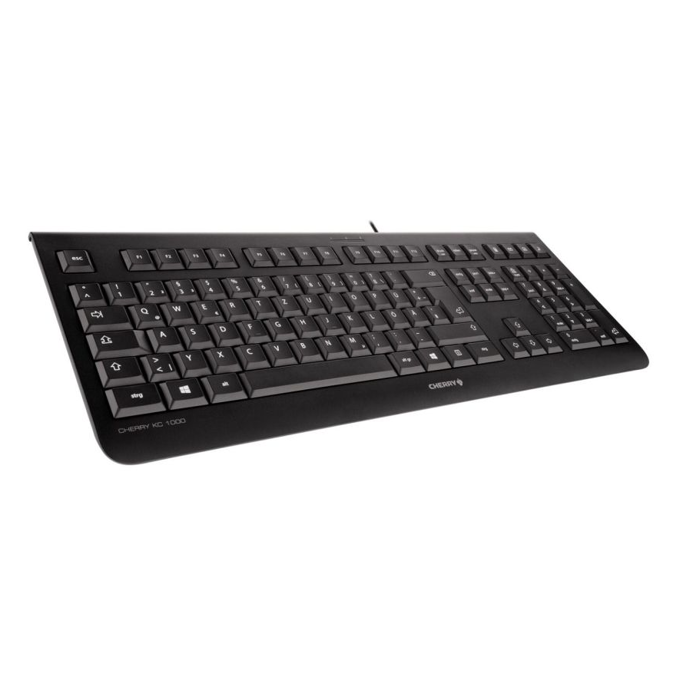 Tipkovnica Cherry KC-1000, UK Layout, crna, USB - Slika 1