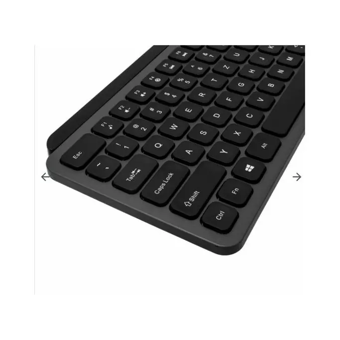 Tipkovnica SBOX WK-26, bežicna, 2.4GHz, HR, membranska, Crni/Siva - Slika 3