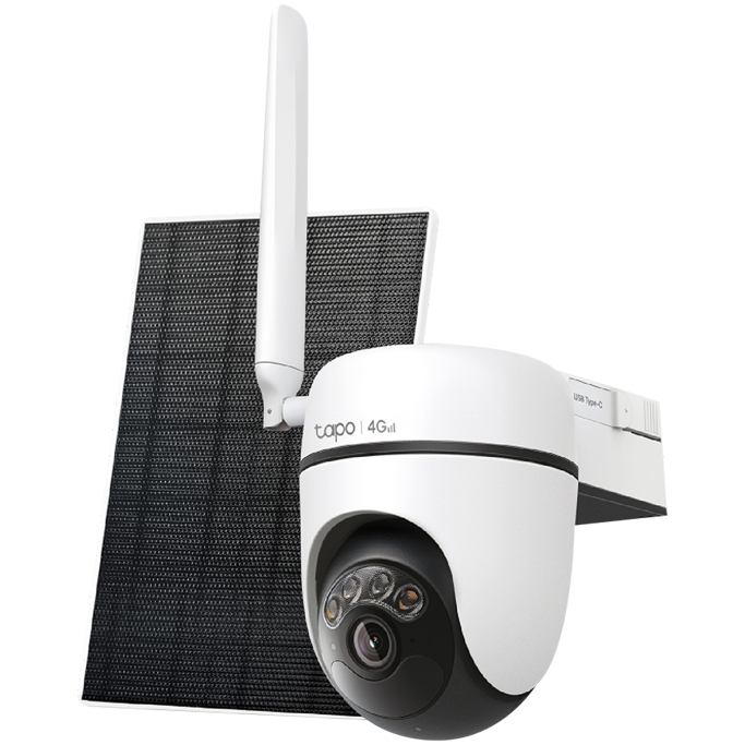 Solar-Powered Pan/Tilt 4G LTE Security Camera Kit