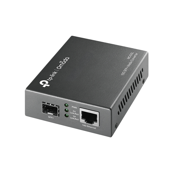 TP-Link Omada 10G Multi-Gigabit SFP Media Converter, MC420L - Slika 1
