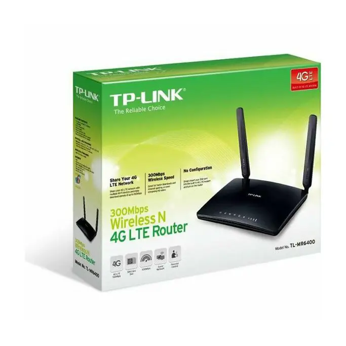 TP-Link Router TL-MR6400 300 Mbps Wireless N 4G LTE Router - Slika 4