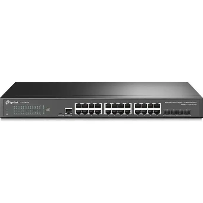 TP-Link Switch TL-SG3428X, 24-Port JetStream Gigabit L2+ Managed Switch with 4 10GE SFP+ Slots - Slika 1