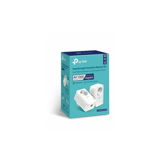 TP-Link TL-PA7017PKIT AV1000 Gigabit, duopack, Powerline mrežni adapter, Starter Kit - Slika 6