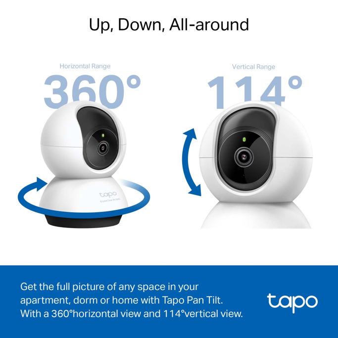 TP-Link Wi-Fi Camera Tapo C220 2K QHD, Pan/Tilt AI Home Security Camera - Slika 3