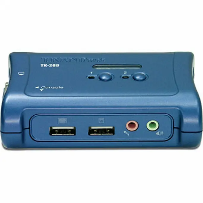Trendnet Switch TK-209K, 2-Port USB Switch + Audio - Slika 1