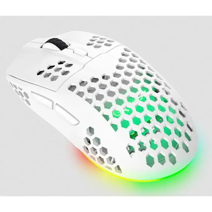 Trust bežični miš 25390 GXT 929W Helox, Gaming, punjivi, Lightweight, bijeli - Slika 1