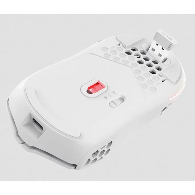 Trust bežični miš 25390 GXT 929W Helox, Gaming, punjivi, Lightweight, bijeli - Slika 4