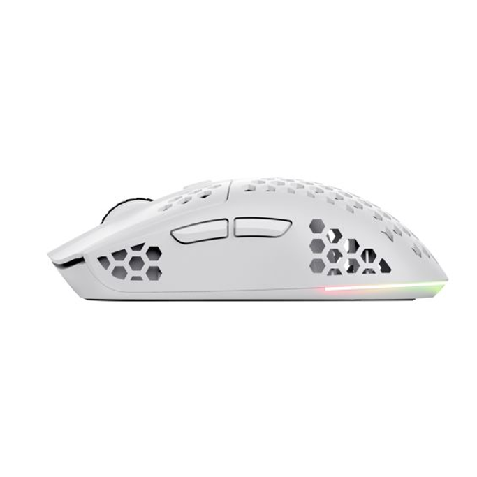 Trust bežični miš GXT 929W Helox, Gaming, punjivi, Lightweight, bijeli, 25390 - Slika 3