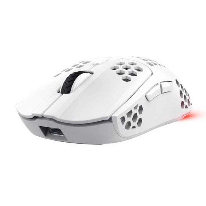 Trust bežični miš GXT 929W Helox, Gaming, punjivi, Lightweight, bijeli, 25390 - Slika 2