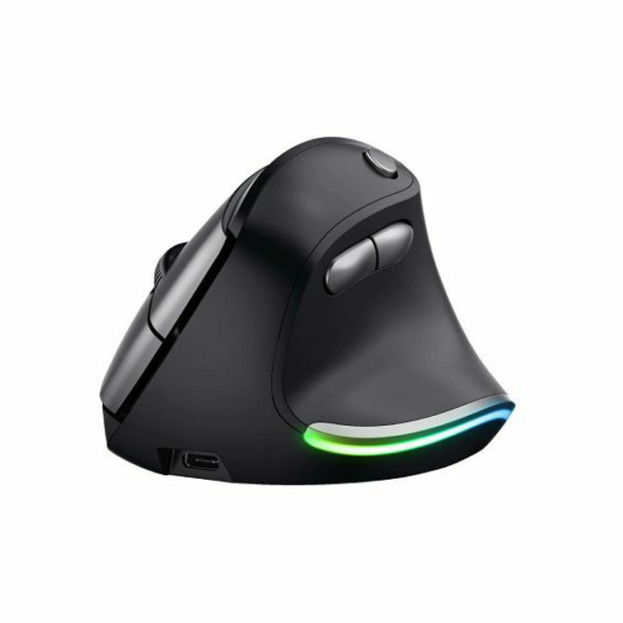 Trust bežični miš Verto, Ergonomski, crni, 24731 - Slika 1