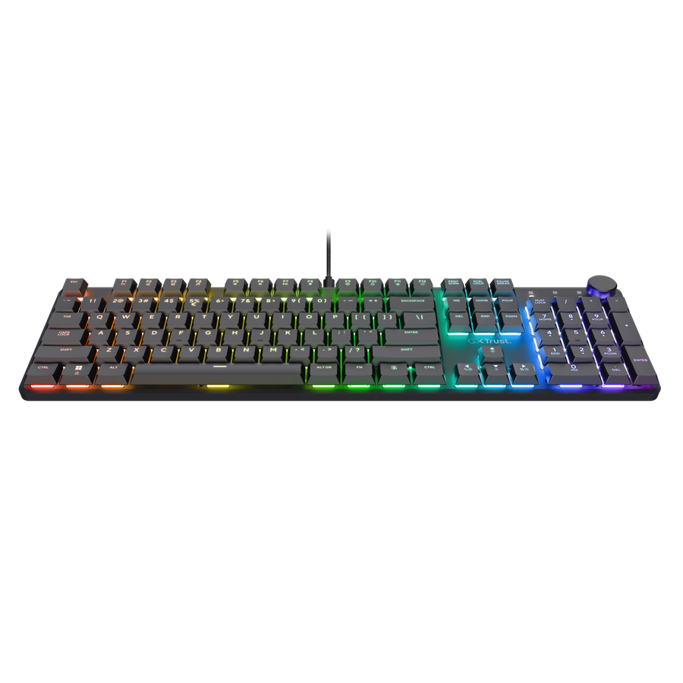 Trust tipkovnica GXT 866 Torix, Gaming, mehanička, RGB, US, crna, USB, 24910 (PS5, Xbox) - Slika 2