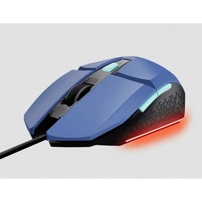 Trust žični miš 25067 GXT 109B Felox, Gaming, RGB, plavi, USB - Slika 1