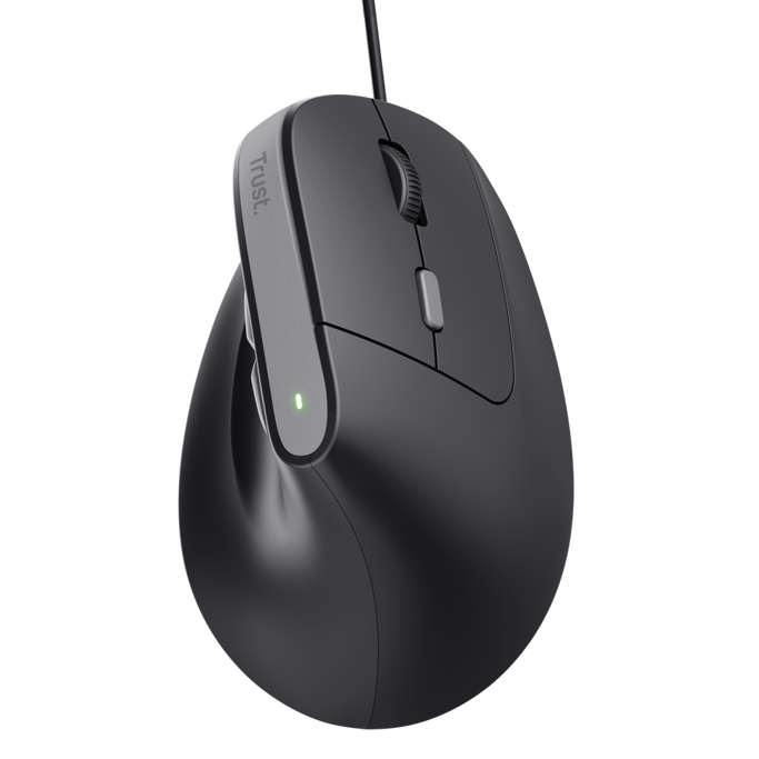 Trust žični miš Bayo II, Ergonomski, crni, 25144 - Slika 1