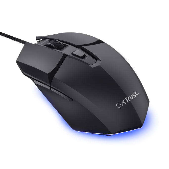 Trust žični miš GXT 122 Felox+, Gaming, RGB, USB, crni, 25603 - Slika 1