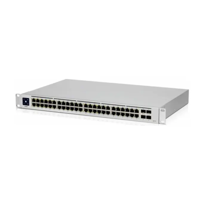 Ubiquiti Switch USW-48-PoE Gigabit Layer 2 Rackmount PoE Switch with 32 auto-sensing 802.3at PoE+ ports and 4 SFP ports - Slika 1