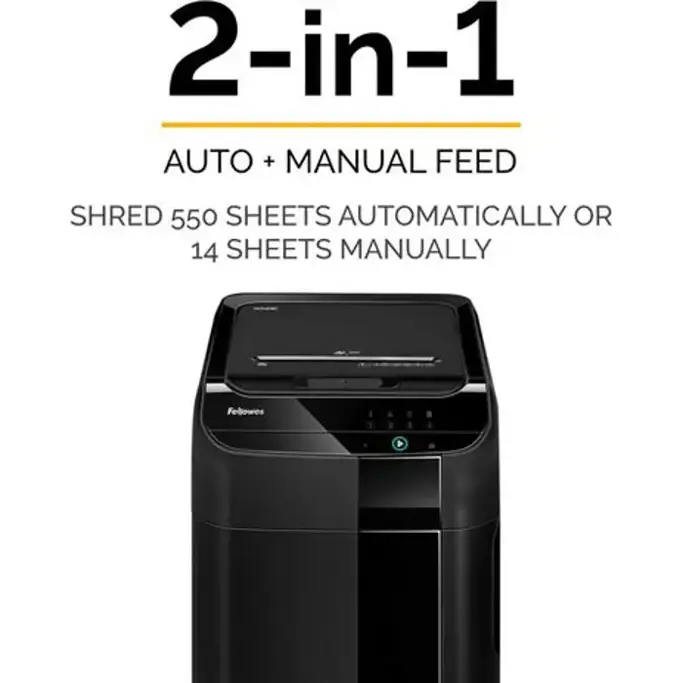 Uništavač dokumentacije Fellowes AutoMax 550C Cross-Cut, 4963101 - Slika 10
