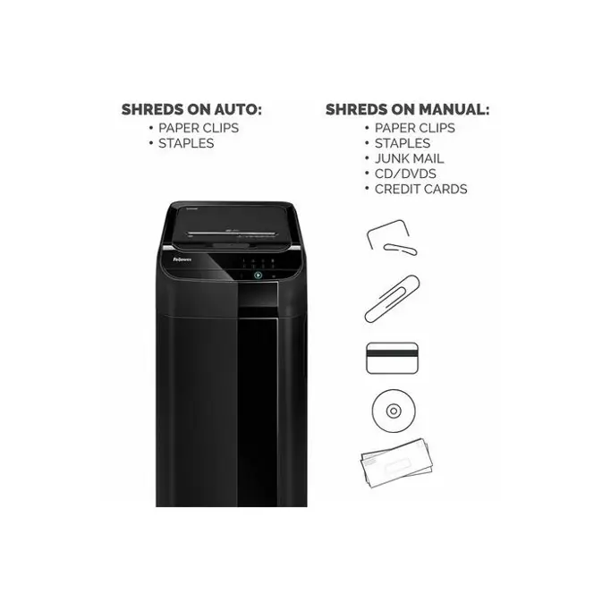 Uništavač dokumentacije Fellowes AutoMax 550C Cross-Cut, 4963101 - Slika 2