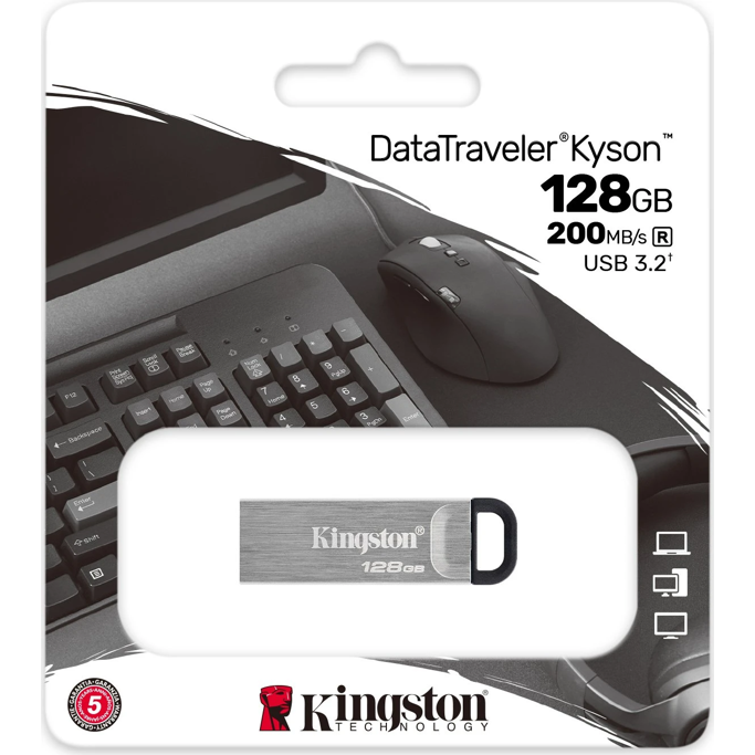 USB 128GB Kingston Kyson, USB-A 3.0, DTKN/128GB - Slika 1
