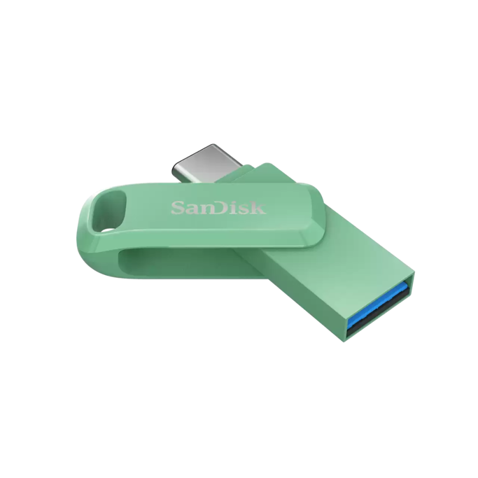 USB 128GB Sandisk Ultra Dual Drive Go, USB-C/USB-A 3.1/3.0, Zeleni, SDDDC3-128G-G46AG - Slika 1
