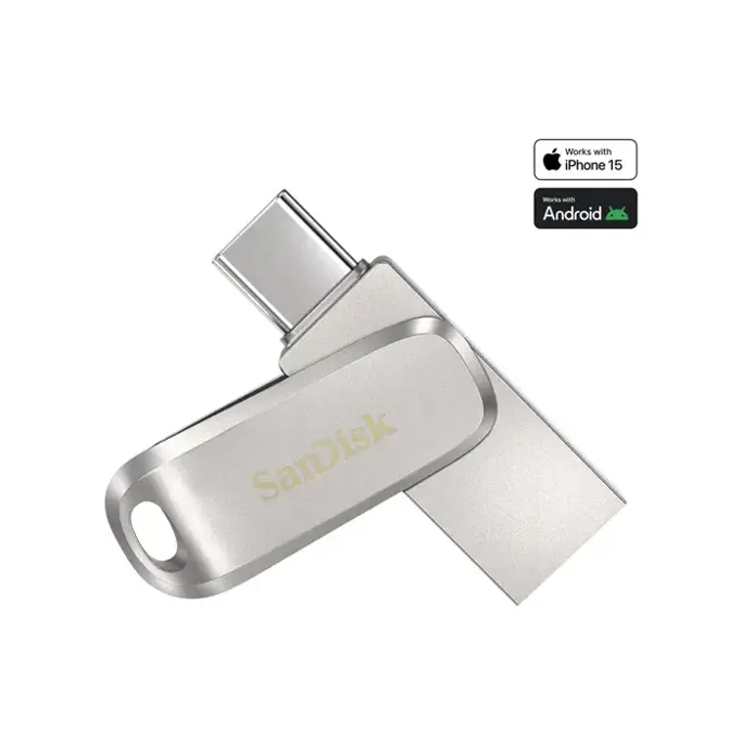 USB 512GB Sandisk Ultra Dual Drive Luxe, USB-C/USB-A 3.0, SDDDC4-512G-G46 - Slika 2