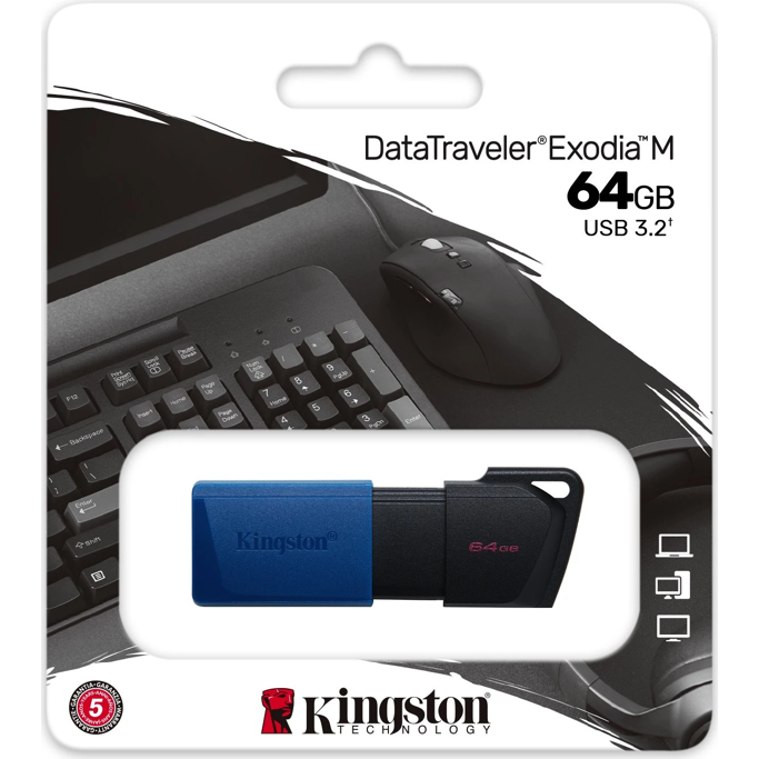 USB 64GB Kingston Exodia M, USB-A 3.2, DTXM/64GB - Slika 1