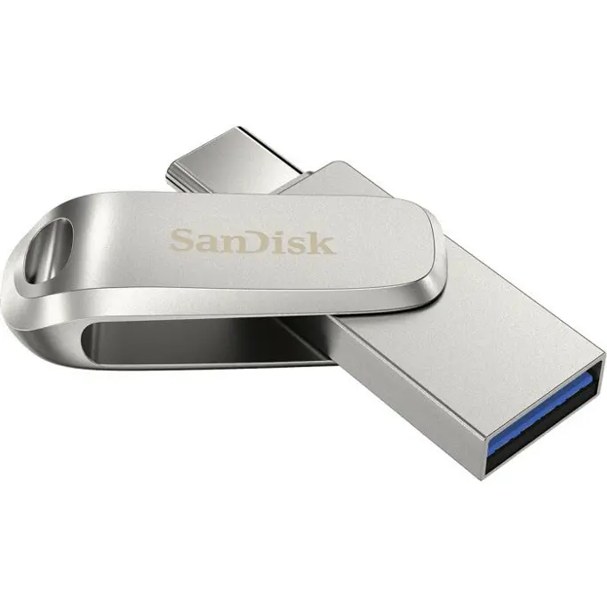 USB 64GB Sandisk Ultra Dual Drive Luxe, USB-C/USB-A 3.0, SDDDC4-064G-G46 - Slika 2