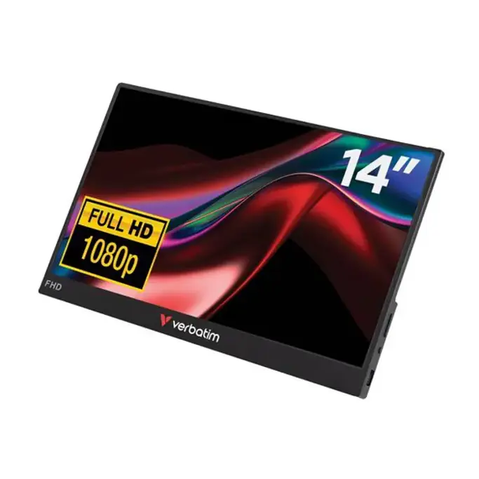Verbatim PMT-14 , 14", FHD, IPS, Touch, HDMI, USB-C, portable monitor - Slika 1