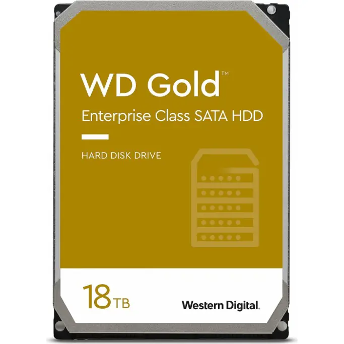WD 18TB 3.5", 7200rpm, 512MB, 512e, Gold, WD181KRYZ - Slika 1