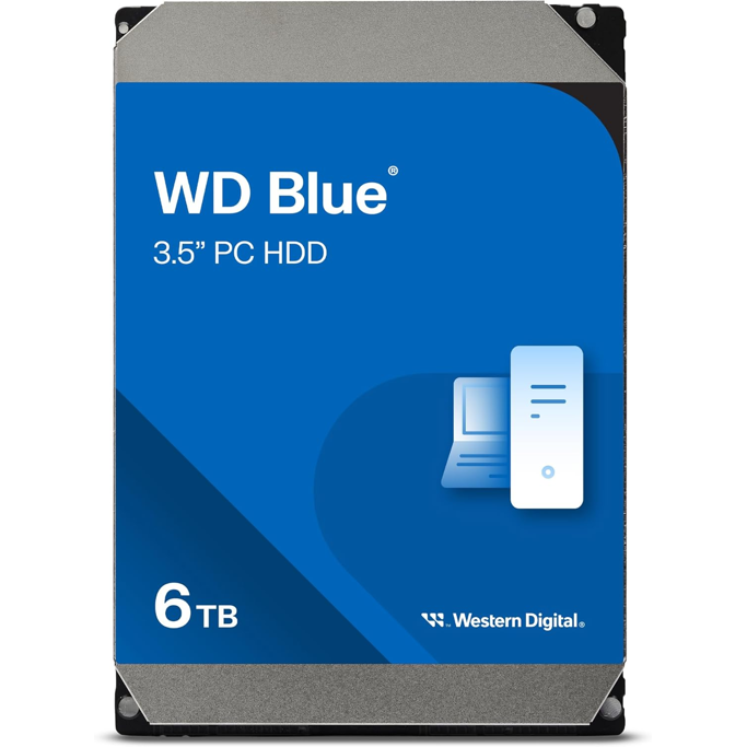 WD 6TB 3.5", 5400rpm, 256MB, Blue, 512e, WD60EZAX - Slika 1