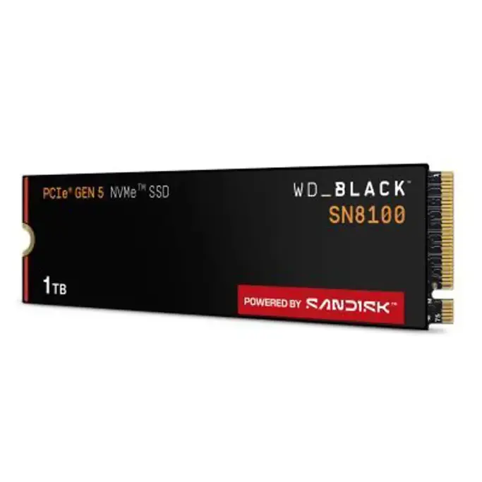 WD SSD 1TB M.2 Black SN8100 NVMe PCIe 5.0 x 4, WDS100T1X0M - Slika 3
