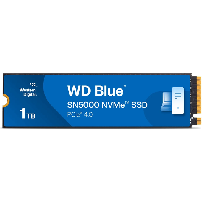 WD SSD 1TB M.2 Blue SN5000 NVMe Gen4 x4, WDS100T4B0E - Slika 1