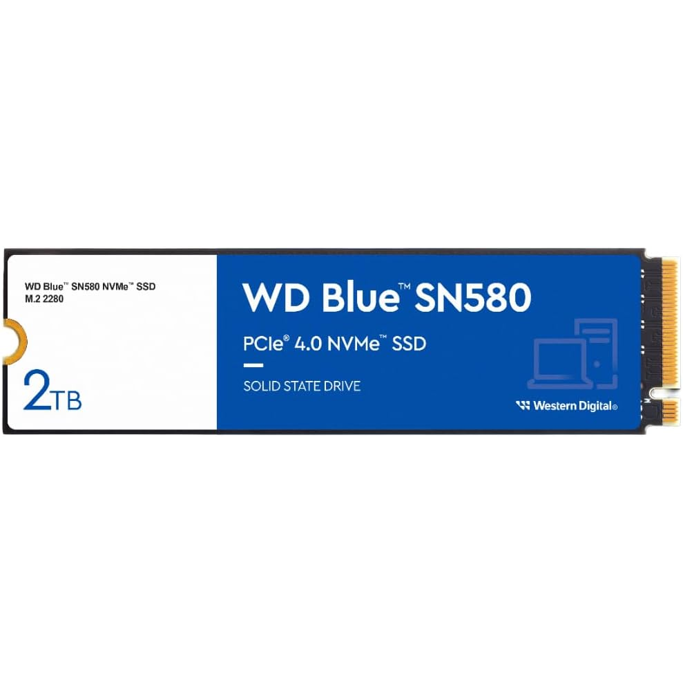 WD SSD 2TB M.2 Blue SN580 NVMe, WDS200T3B0E - Slika 1