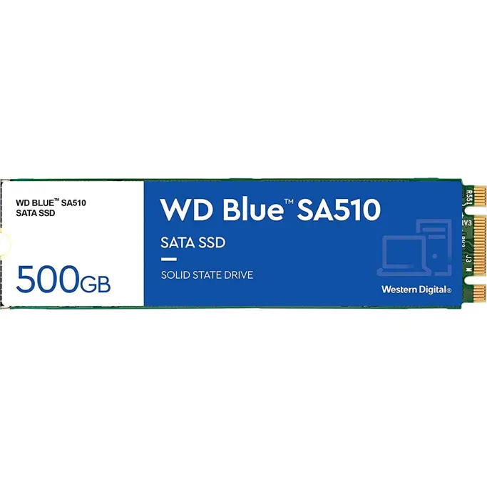 WD SSD 500GB M.2 Blue SA510 SATA, WDS500G3B0B - Slika 2