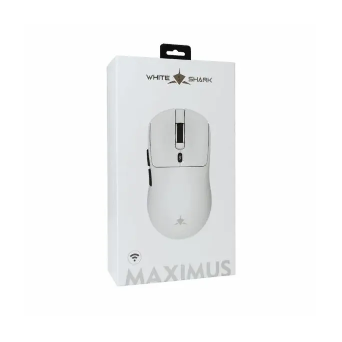 White Shark bežični miš GM-9010 Maximus, 26.000dpi, Wireless /Bluetooth, White - Slika 5