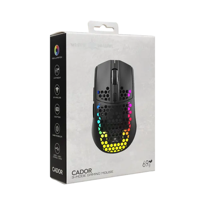 White Shark bežični miš WGM-5020 Cador, 10.000dpi, Wireless, Black - Slika 5
