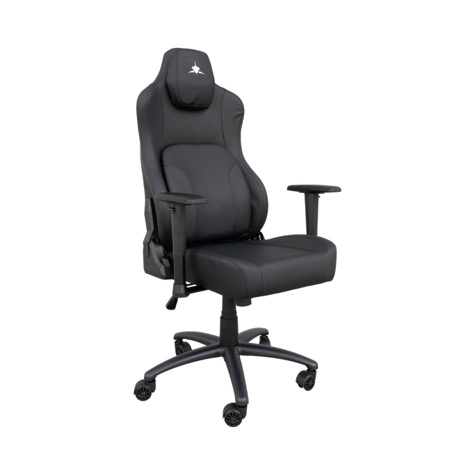 White Shark gaming stolica SPEEDWAY, Crna - Slika 1