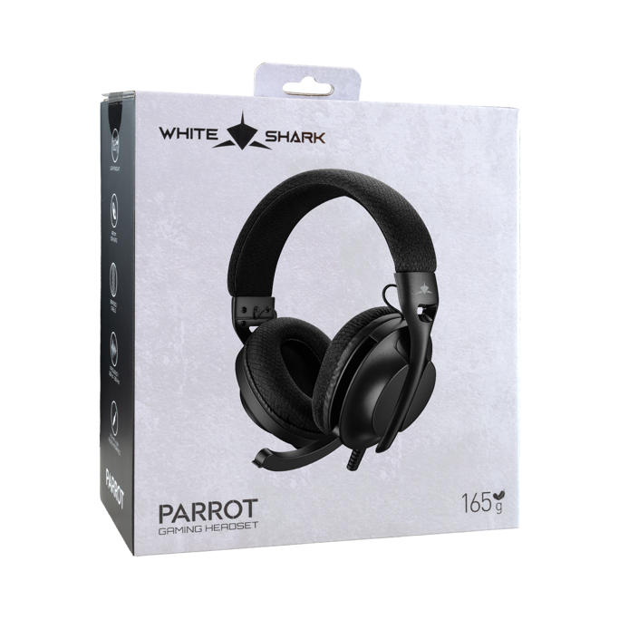 White Shark Headset GH-2440 Parrot Crna - Slika 2
