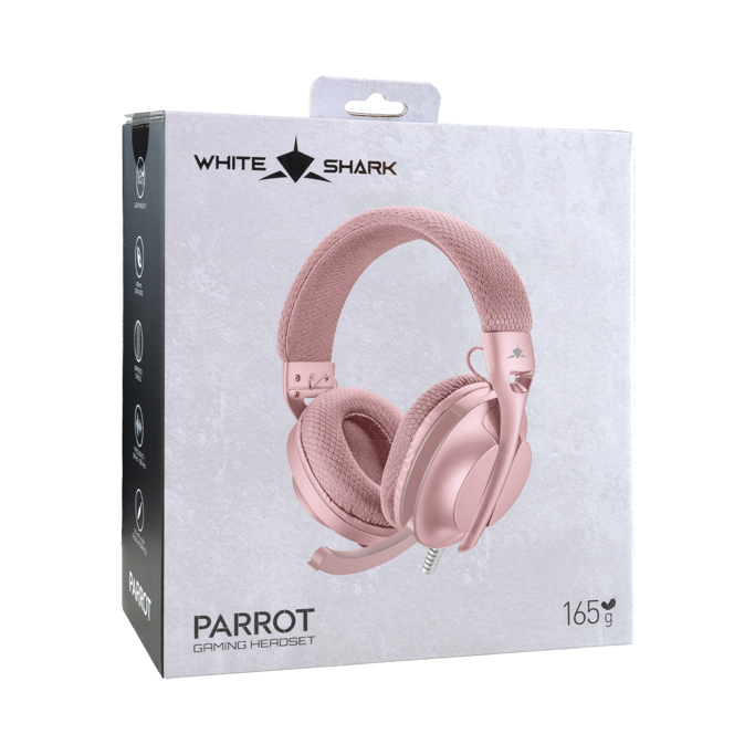 White Shark Headset GH-2440 Parrot Roza - Slika 4