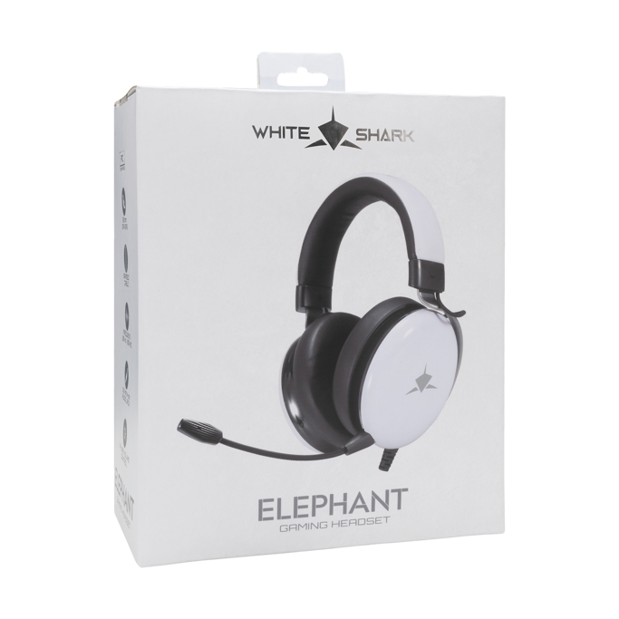 White Shark Headset GH-2540 Elephant Bijela - Slika 3