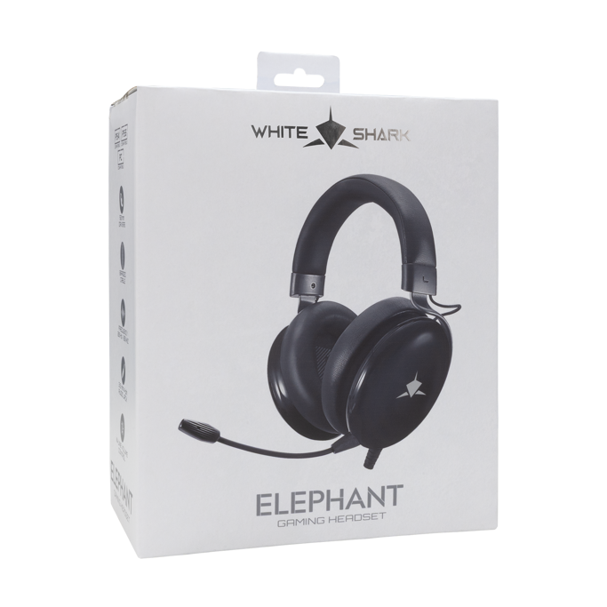 White Shark Headset GH-2540 Elephant Crna - Slika 7